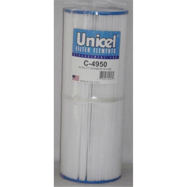 Unicel Filter Cartridges 50 sq ft. Unicel Rainbow In-Line Filter Cartridge - C4950AM