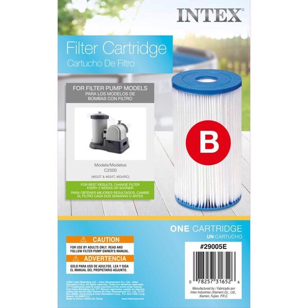 Intex Recreation Intex Krystal Clear Pool Filter Cartridge 10 in. H - 29005E