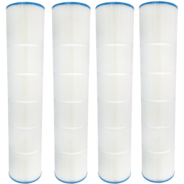 Zoro Select Hayward CX 1260 Replacement Pool Filter 4 Pack Compatible Cartridge PA126/C-7495/FC-1296 - WP.HAY1296-4P