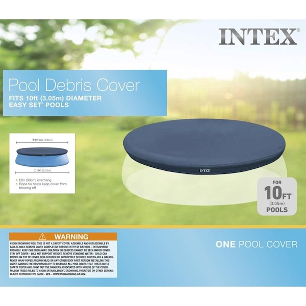 Intex Pool Cover 12 in. H X 10 ft. W X 10 ft. L - 28021E