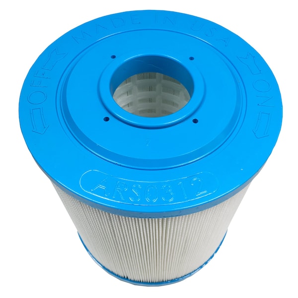 Zoro Select Artesian 6 inch Diameter Replacement Spa Filter Compatible Cartridge PAS40-F5/6CH-352/FC-0312 - WS.ARS0312-4P