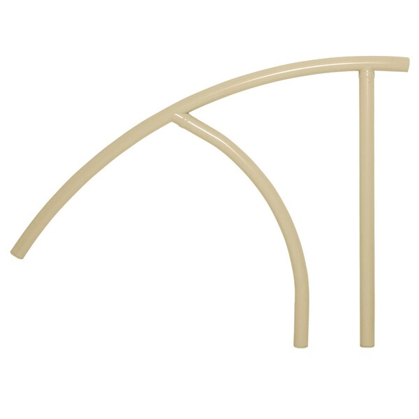 Retozar 44 in. Triton Series Return to Deck Mounted Handrail Beige - RE3125219