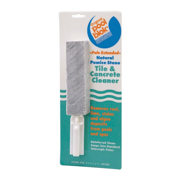 U.S. Pumice US Pumice Pool Blok Pumice Block with Handle 6 oz 6 in. H X 1.5 in. W X 1.5 in. L - PB-86