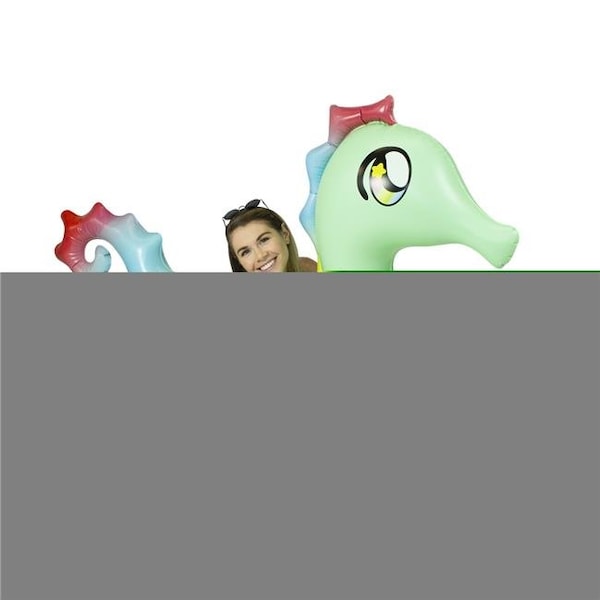 Poolcandy PoolCandy PC2748GSH Glitter Seahorse - 48 in. Jumbo Beach & Pool Tube - PC2748GSH