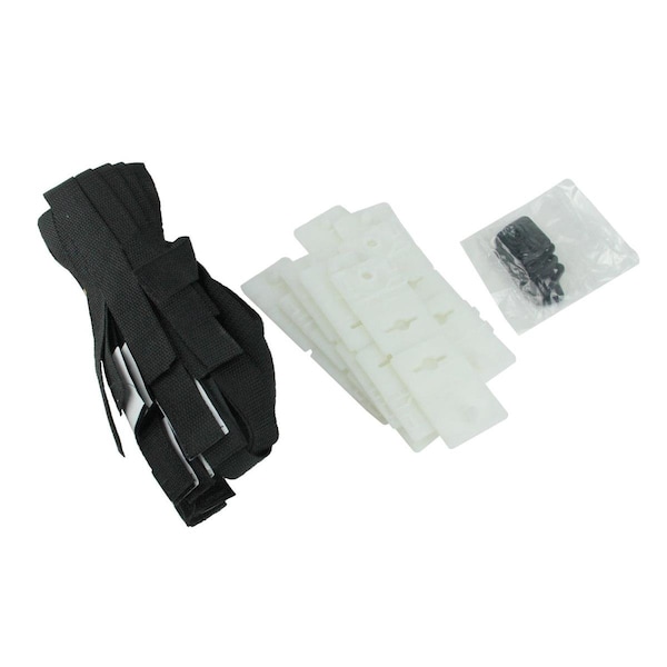 Pool Central 55 in. Cloth Hook & Eye Straps & Snaps Kit for Cover Reels, 8PK - 32730346