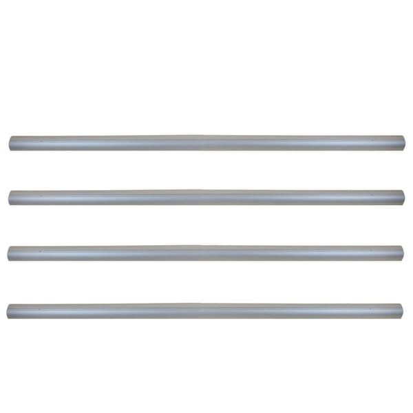 Pool Central 4 in. x 16 ft. Aluminum Tubes for In-Ground Pool Cover Reel System - 32749470