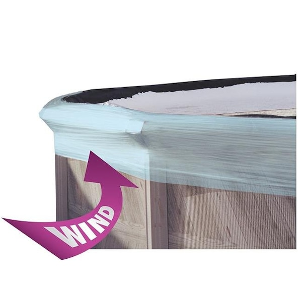 Gladon Gladon GWW12 15 in. x 500 ft. Roll Winter Cover Seal for Above Ground Pools - GWW12