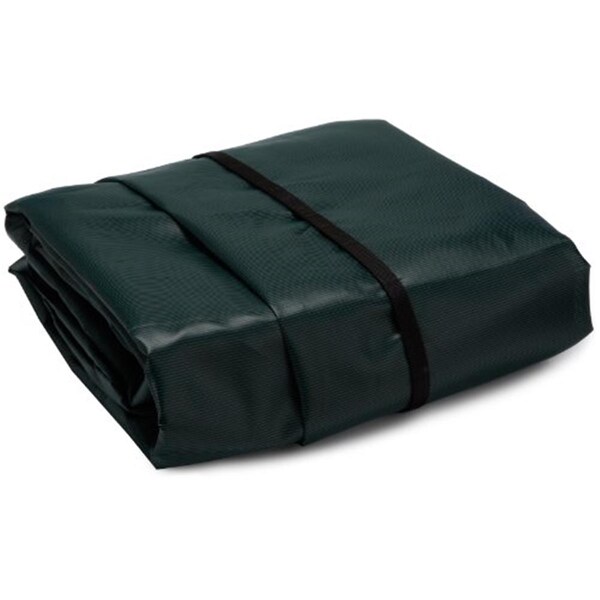 Gliwin 24 x 40 ft. Rectangular Estate Inground Mesh Winter Safety Pool Cover, Green - 202040RESAPGRN