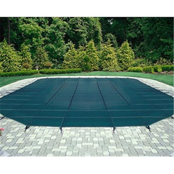 Arctic Armor Arctic Armor WS395BU 20' x 40' 12 Year Mesh Safety Covers with Step Sections - Blue - WS395BU