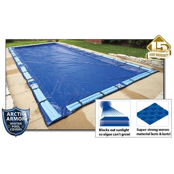 Arctic Armor Arctic Armor WC962 15 Year 18' x 36' Rectangle In Ground Swimming Pool Winter Covers - WC962