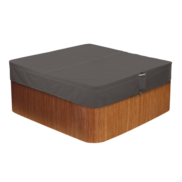 Classic Accessories Medium Square Hot Tub Cover, Grey - 55-885-035101-EC