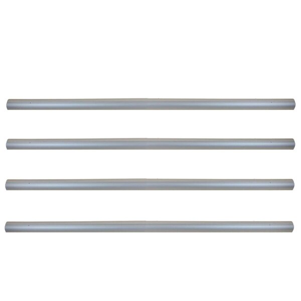 Pool Central 3 in. x 16 ft. Aluminum Tubes for In-Ground Pool Cover Reel System - 32749471