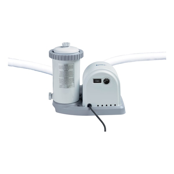Intex Recreation Intex Krystal Clear Above Ground Filter Pump 1500 gal 14.1 in. H X 18.1 in. W X 12.5 in. L - 28635EG