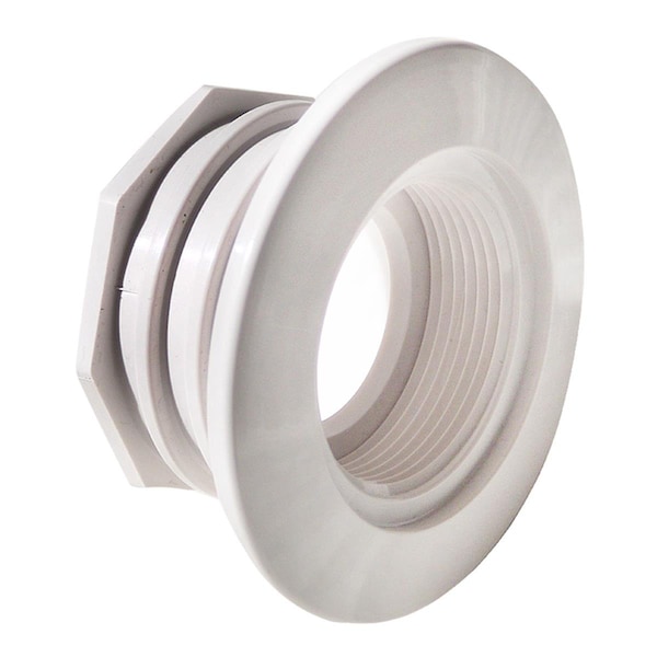 Powerplay 1.5 in. FPT Large Wall Fitting & Water Barrier; Light Gray - PO712382