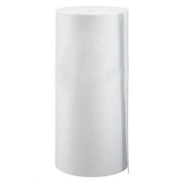 Gladon Gladon AG125 0.125 x 48 in. x 125 ft. Waveless Wall Closed cell Lightweight Foam - White - AG125
