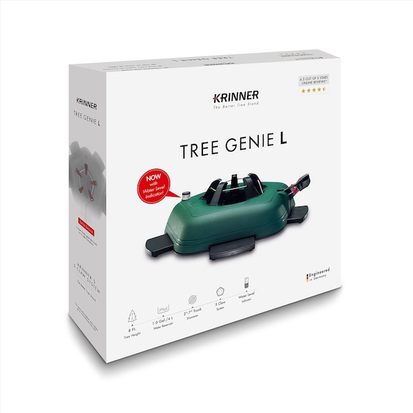 Krinner Krinner Tree Genie Large Metal Real Christmas Tree Stand 8 ft. - 94735