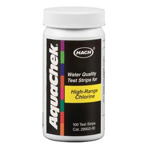 Hach Company Hach 652013 AquaChek Hi-Range Free Chlorine Test Strips - 652013