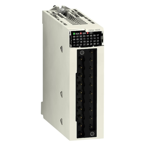 Módulo de salida discreta Schneider Electric, Modicon X80, 16 salidas de relé NO, 24 a 240V CA, 24 a 48V CD - BMXDRA1605.