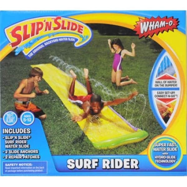 Wham-O Wham-O Multicolored Vinyl Inflatable Wave Rider Slip n' Slide - 64119