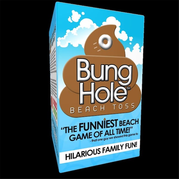 Club Clean Bung Hole Beach Toss - The Funniest Beach Game Ever - BUNGHOLE