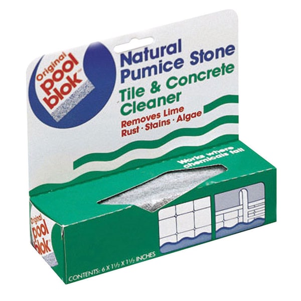 U.S. Pumice US Pumice Pool Blok Pumice Block 6 oz 6-1/2 in. H X 1-3/4 in. W X 1-3/4 in. L - PB-80
