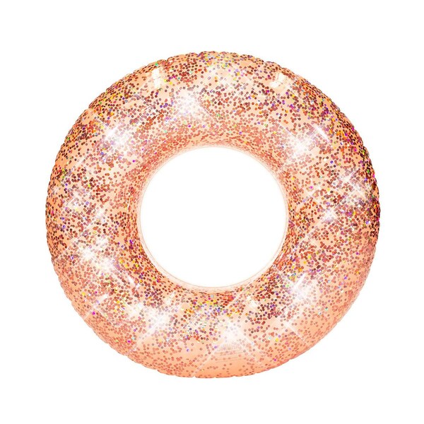 Whole-In-One 48 in. Jumbo Rose Gold Glitter Pool Tube - WH2628153