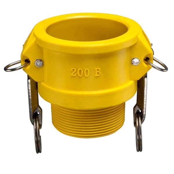 Kuriyama 2 in. Quick Coupling Female Coupler x MPT Nylon Glass Reinforced - GRB200