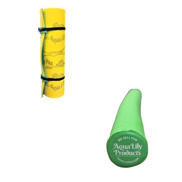Aqua Lily 5.5 dia. x 46 in. Pool Noodle - Wavy Lime Green - AQLPOOL NOODLE-LG