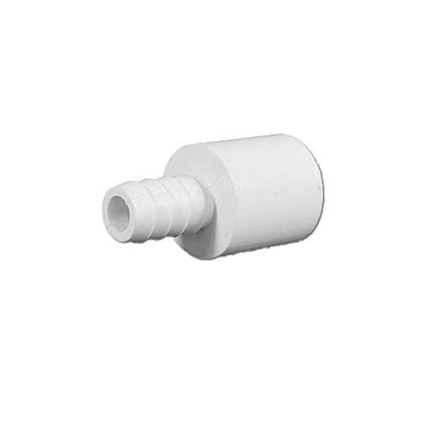 Newalthlete 0.37 RB x 0.5 in. SPG PVC Ribbed Barb Fitting Adapter - NE1413797