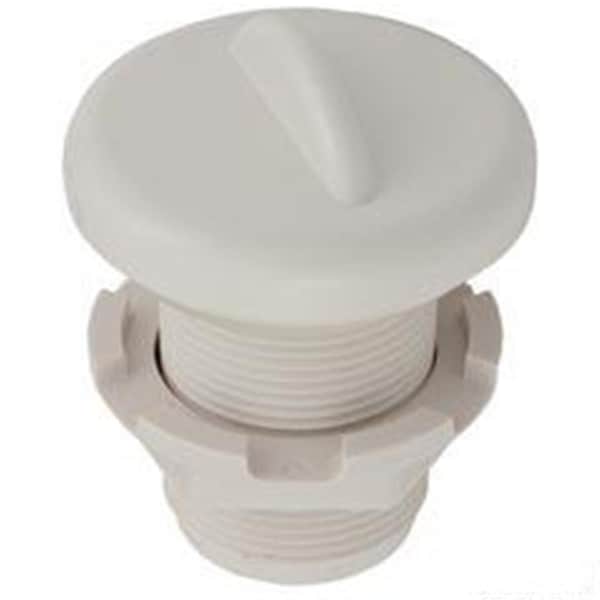 Hydro Air 1 in. Air Control with Handle - White - HA102100WHT