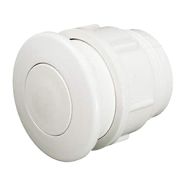 Powerhouse Air Button Super Deluxe Bath, White - PO198067