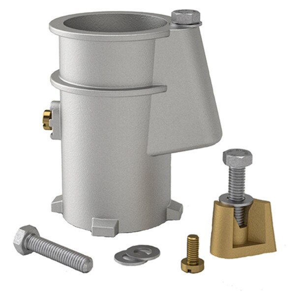 Whole-In-One PS-4019-C 4 In. Deck Anchor Aluminum - WH52976