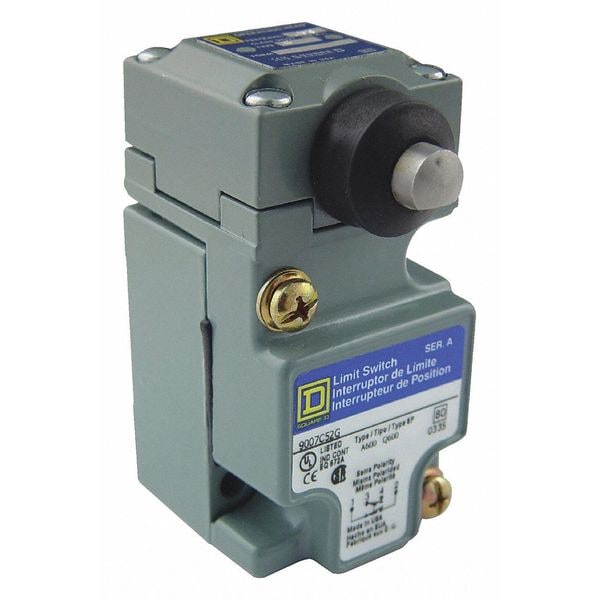 Interruptor de límite Telemecanique Sensors, NC-NO; Forma Z, 10A @ 600V AC - 9007C52G