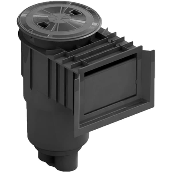 Aquastar Skimmer with Waterstop Face Float Assembly Basket Collar Lid; Dark Gray - SKR105