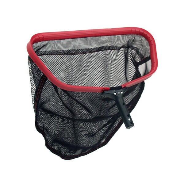 Overtime 20 x 20 in. Aluminum Alloy Frame Red Baron Standard Leaf Rake Mesh Net, Black - OV2634774