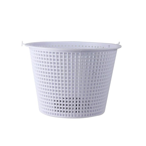 Pool Central 7 in. Blue Round Heavy Weighted Swimming Pool Skimmer Basket - 32808348