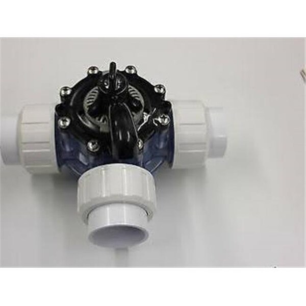 Green Arrow Equipment Swimming Pool 3-Way PVC Diverter Valve - GR973152