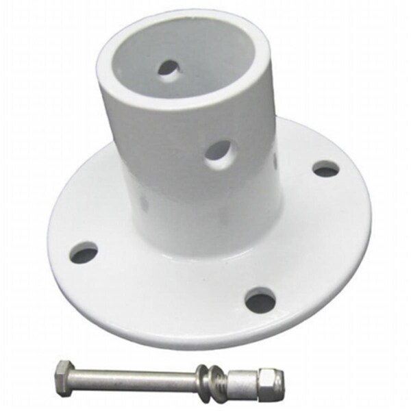 Whole-In-One PF-3119 White Aluminum Deck Flange - WH2771809