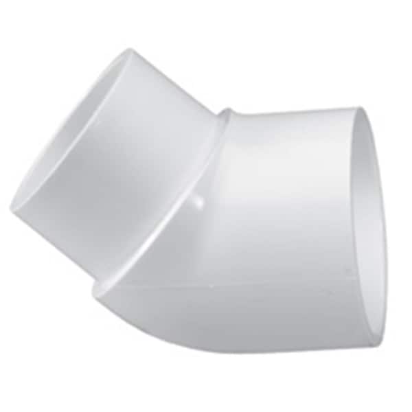 Westlake Pipe & Fittings 3 in. Spigot Socket 45 deg Elbow Street - PV423030
