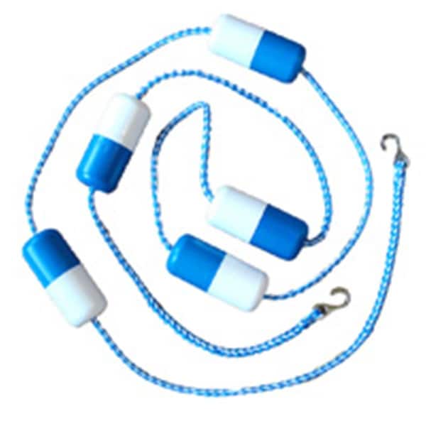 Superjock 30 ft. Rope & Float Kit, Blue & White Floats 0.37 in. Rope - SU1917873