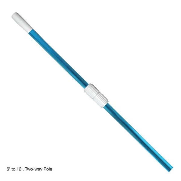 Kemp Usa Telescoping Swimming Pool Poles, 6' to 12' - 21-005-6-12