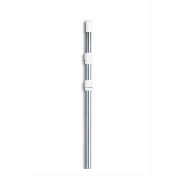 Perfectpitch 5 - 12 ft. Silver Adjustable Swimming Pool Telescopic Pole For Vacuums and Skimmers - PE73028