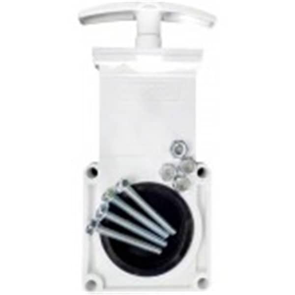 Valterra 1.5 in. PVC Valve Body Kit, White - VAL6100PB