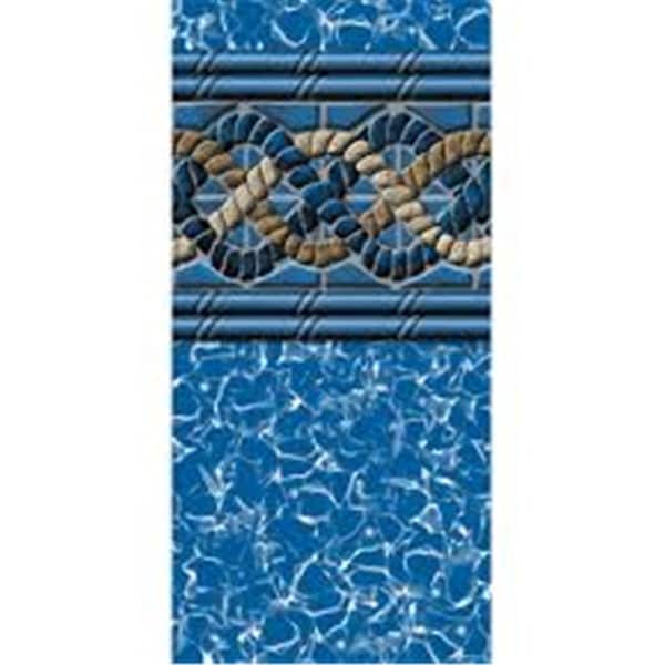 Newalthlete 12 ft. x 17 x 54 in. Mystri Gold Unibead Above Ground Liner Oval - NE1321874