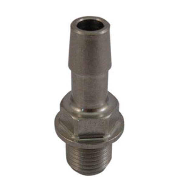 Araba Vector 0.25 in. MPT x 0.37 in. RB Stainless Steel & Jacuzzi Drain Plug Adapter with O-Ring - AR2150211