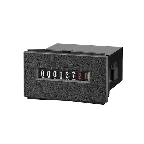 Contador electromecánico Trumeter 7D con resorte de temporizador sin restablecimiento de 12-24VCC - H372012-24DC