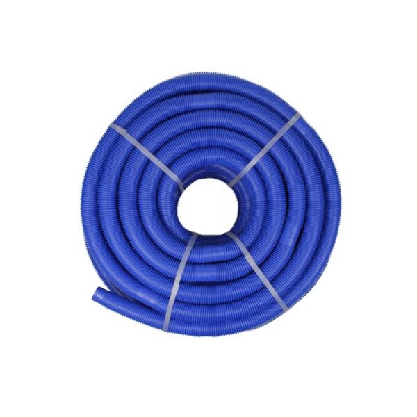 Pool Central 147.5 in. x 1.25 in. Blue Blow Molded PE In Ground Swimming Pool Cuttable Vacuum Hose - 32038365