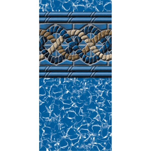 Swimline 16 x 32 ft. x 52 in. Unibead Mystri Gold Ground Liner, Blue - LI163252MGU
