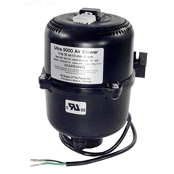 Air Supply Of The Future 120V 1 HP 4.5A 4 Pin Amp Cord Ultra 9000 Portable Spa Blower - AS3910131