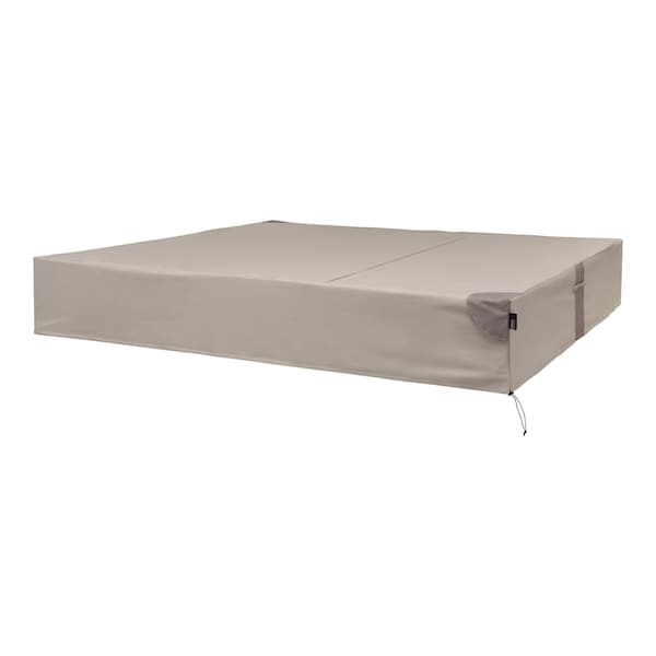 Modern Leisure Monterey Hot Tub Cover, 96 in. Square x 14 in. H, Beige - 3095